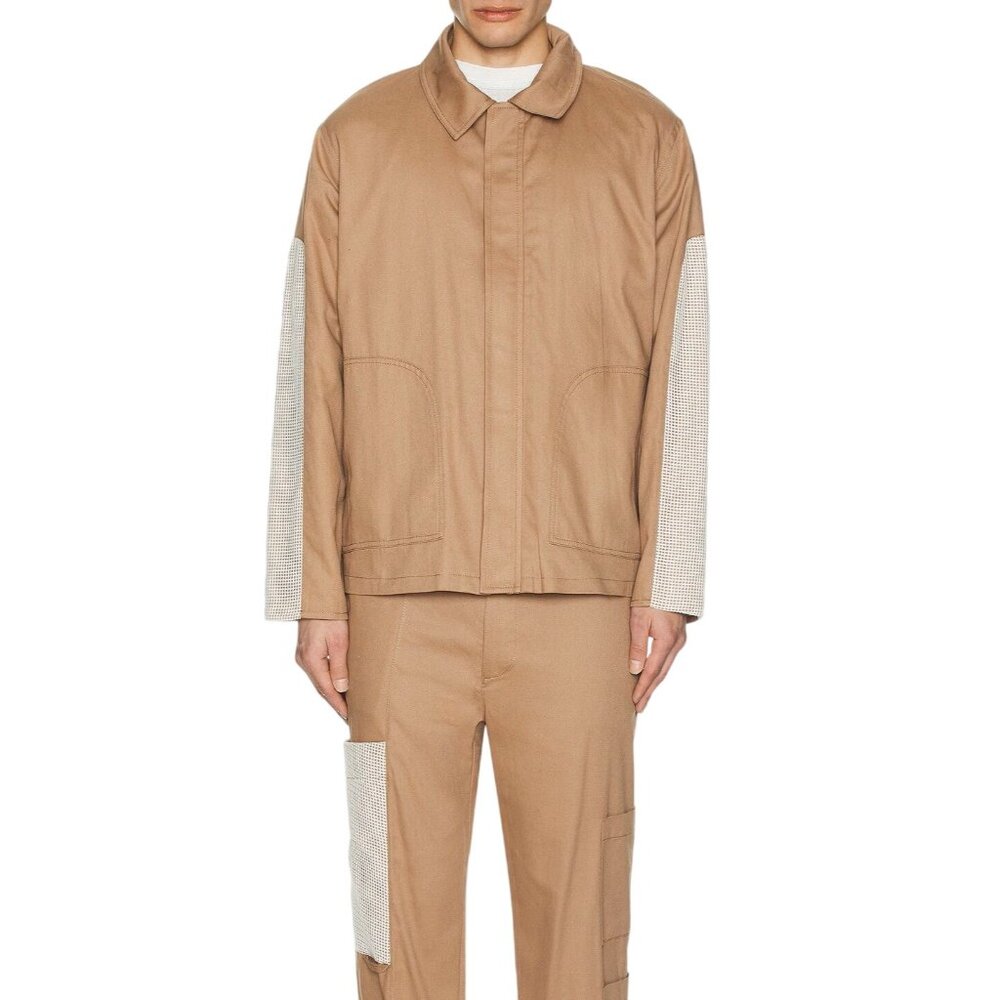 SIEDRES Leon Jacket in Brown X-Large/1X New Mens Lightweight Coat